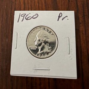 1960 Washington Quarter - Proof- silver.